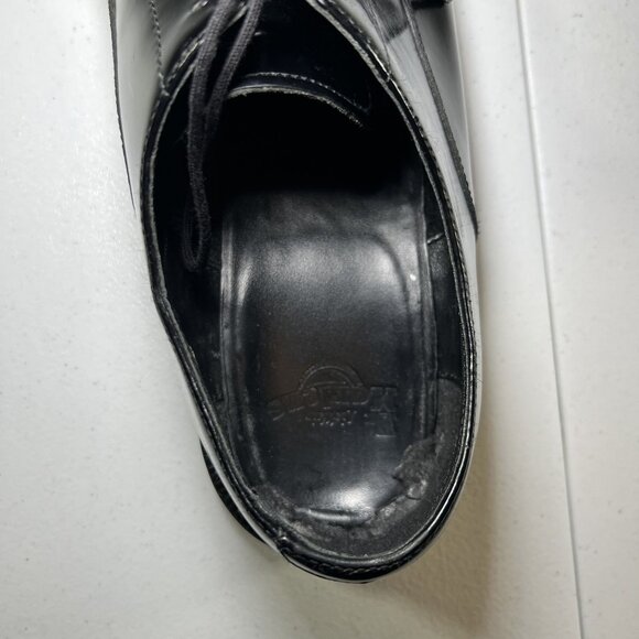 Dr. Martens Mens Fawkes Black Dress Shoes Size 10 Black Oxford Henley Sole main image 8